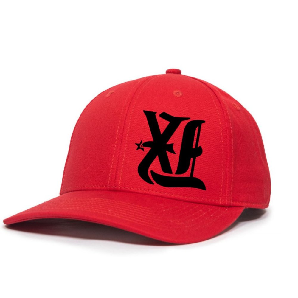 Texas TX Upside Down (Texas Rangers Colors) Premium Unisex Flex Fit / Fitted Hat